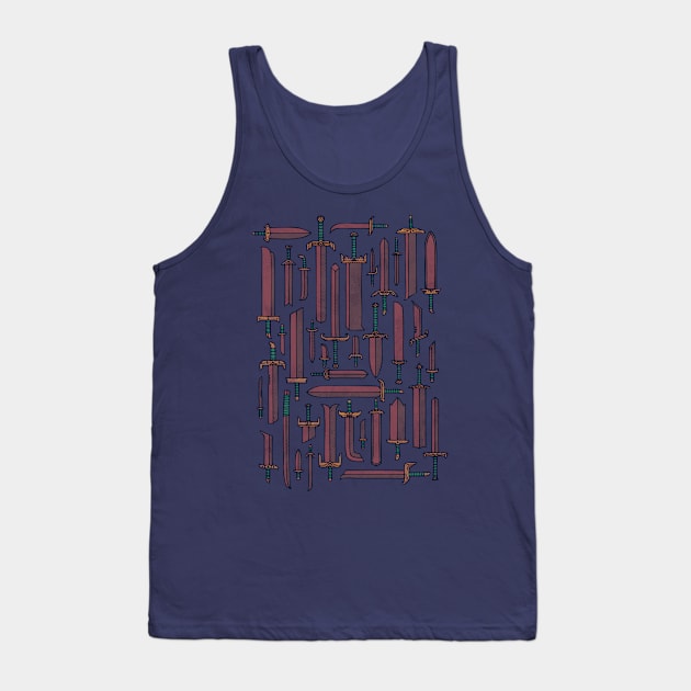 Bunch of Blades Tank Top by againstbound